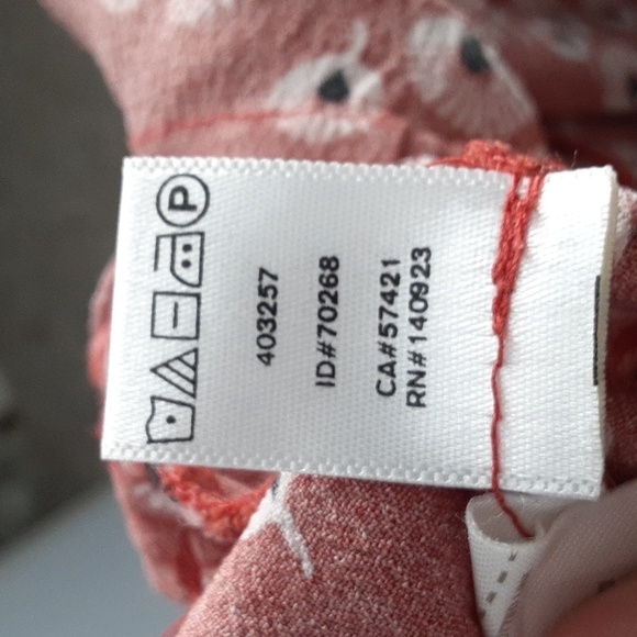 Ann Taylor Loft Orange Rust Floral Spaghetti Strap Romper Shorts - Picture 10 of 10